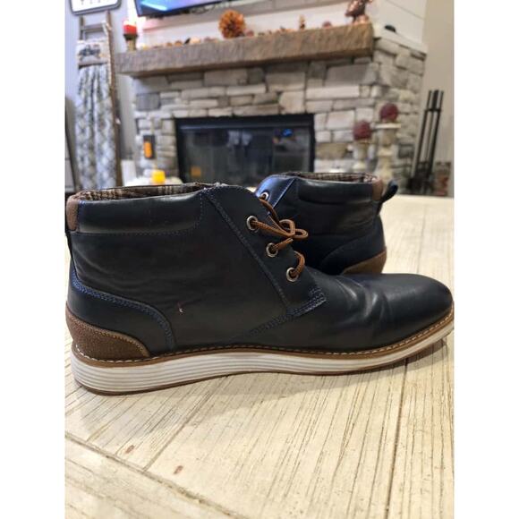 Ferro Aldo Men's Multicolor Leather Chukka Boots Size 11 Casual - Picture 9 of 10